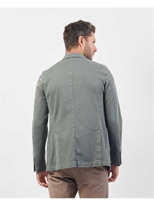 Veste Mulish coupe slim à simple boutonnage en coton MULISH | R7002-PERSEFONE OLDGRIGIO